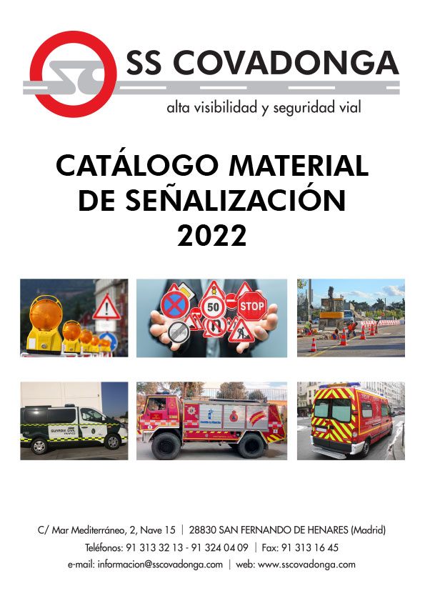 CATÁLOGO COVADONGA MATERIAL DE SEÑALIZACIÓN 2022