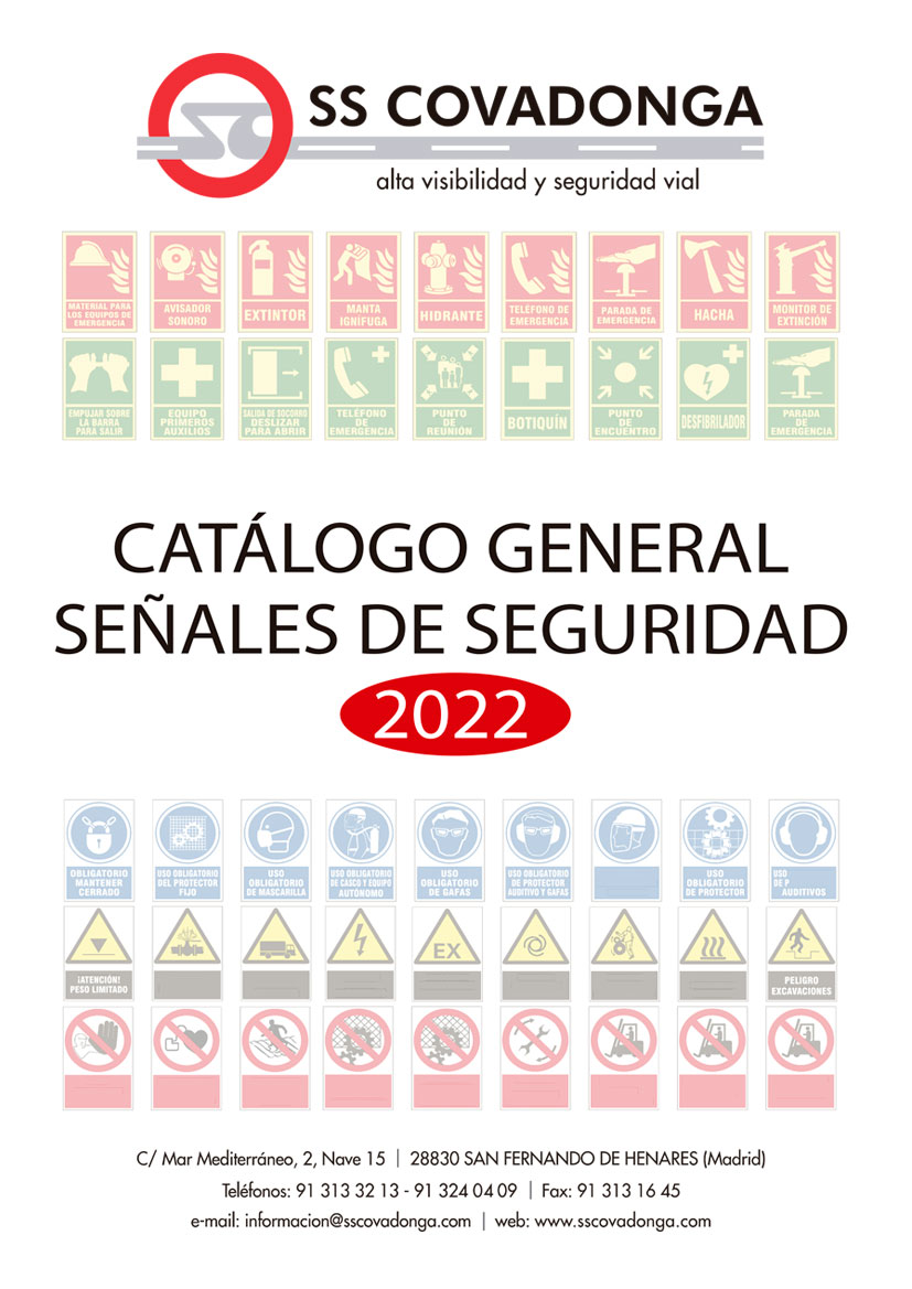 CATALOGUE PANNEAUX DE SÉCURITÉ COVADONGA 2022